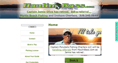 Desktop Screenshot of haulinbass.com